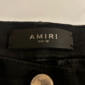 Amiri black jeans size 38